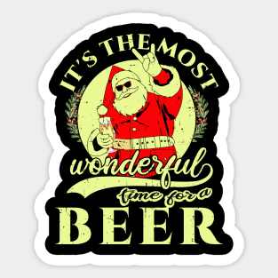 It's the Most Wonderful Time for a Beer Sticker